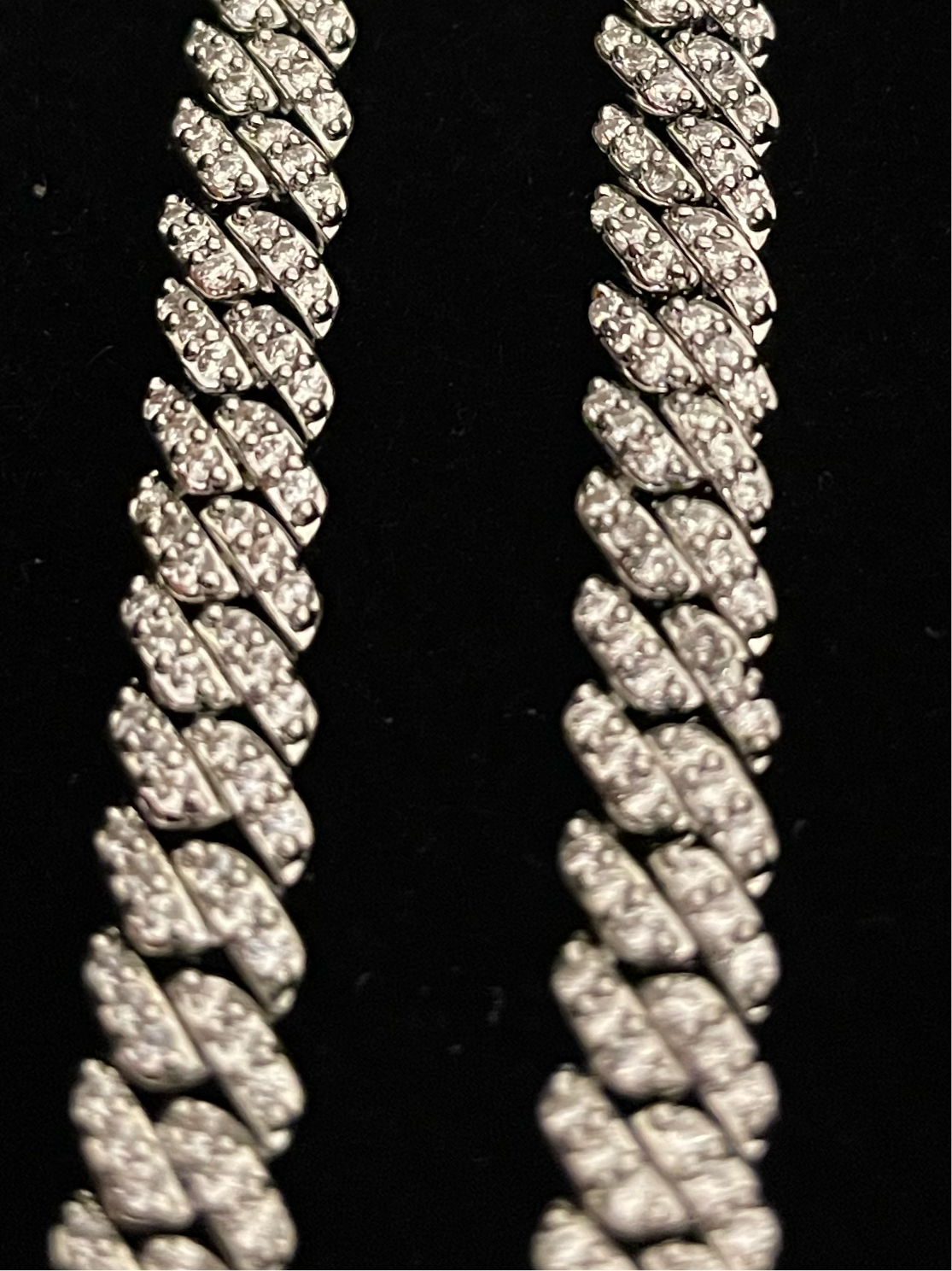 6mm Gold Cuban Link CZ necklace