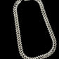 12mm White Gold Cuban Link CZ necklace (heavy) - Profhet Necklace