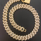 13mm Gold CZ Cuban necklace - Profhet Necklace