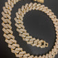 13mm Gold CZ Cuban necklace - Profhet Necklace