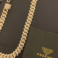 13mm Gold CZ Cuban necklace - Profhet Necklace