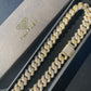 13mm Gold CZ Cuban necklace - Profhet Necklace