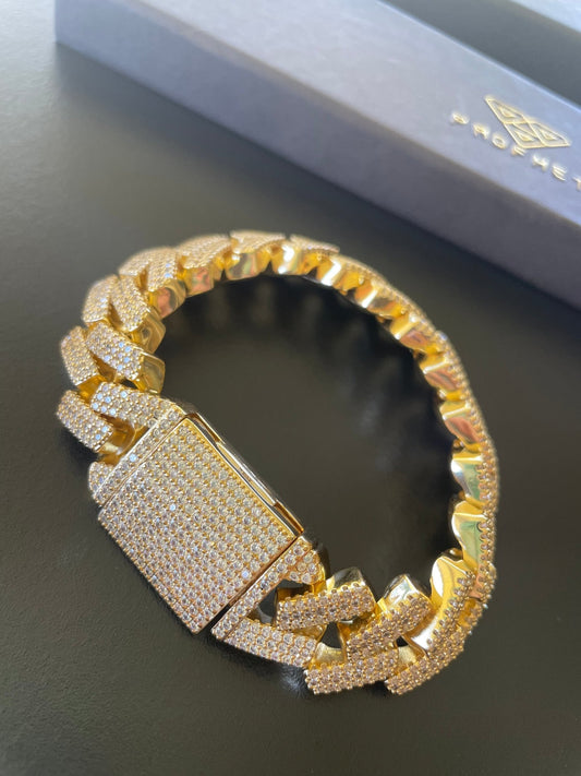 18mm CZ Cuban bracelet - Profhet Bracelet