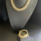 20mm Gold CZ Cuban necklace - Profhet Necklace