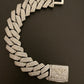 20mm White Gold CZ Cuban bracelet - Profhet Necklace