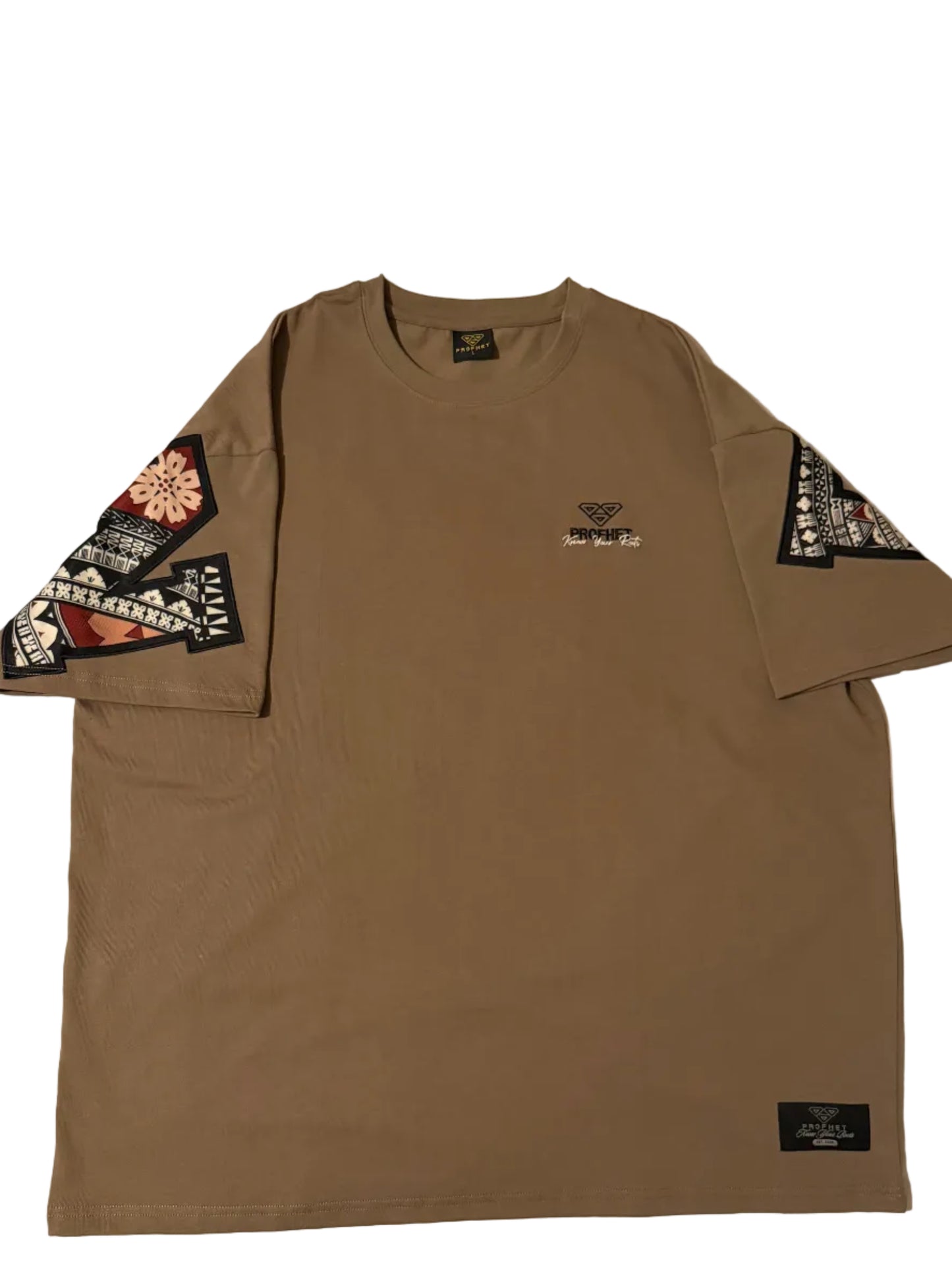 Oversized Fijian Heritage t-shirt (khaki)