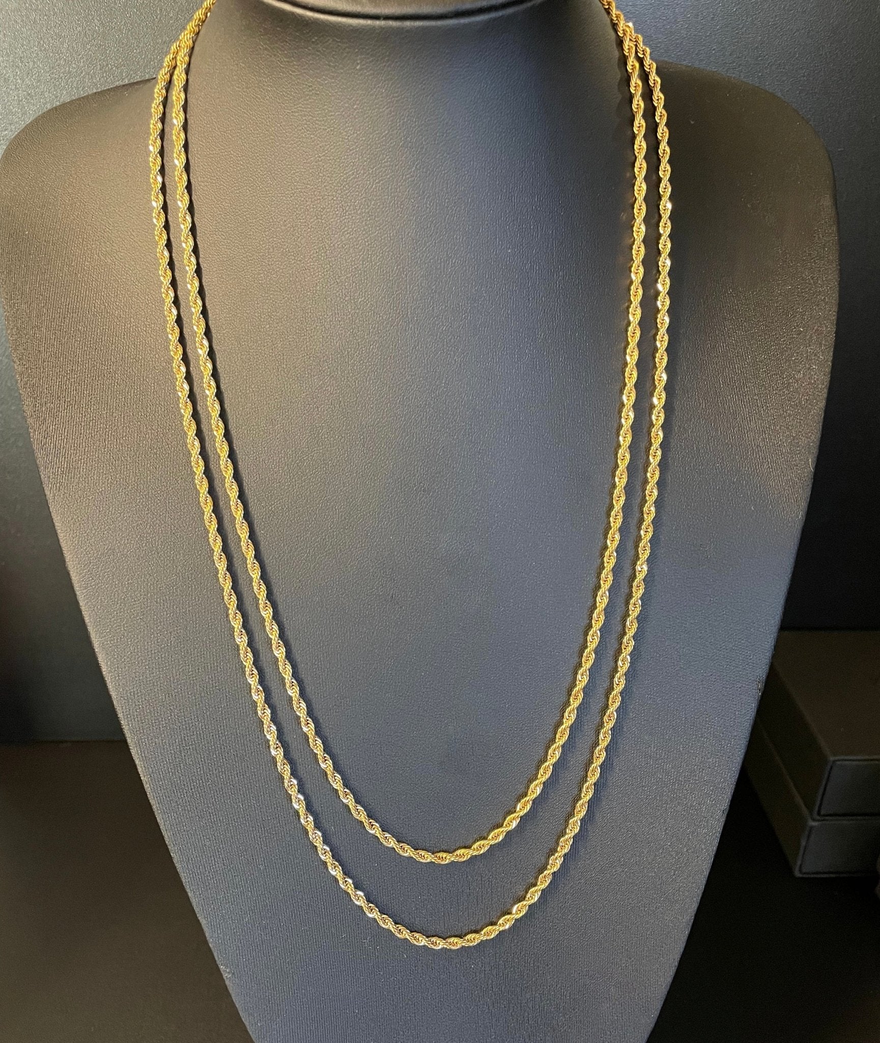 3mm Gold rope chain - Profhet Necklace