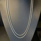 3mm Silver rope chain - Profhet Necklace