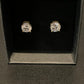 Gold Cubic diamond stud earrings (8mm) - Profhet Earrings