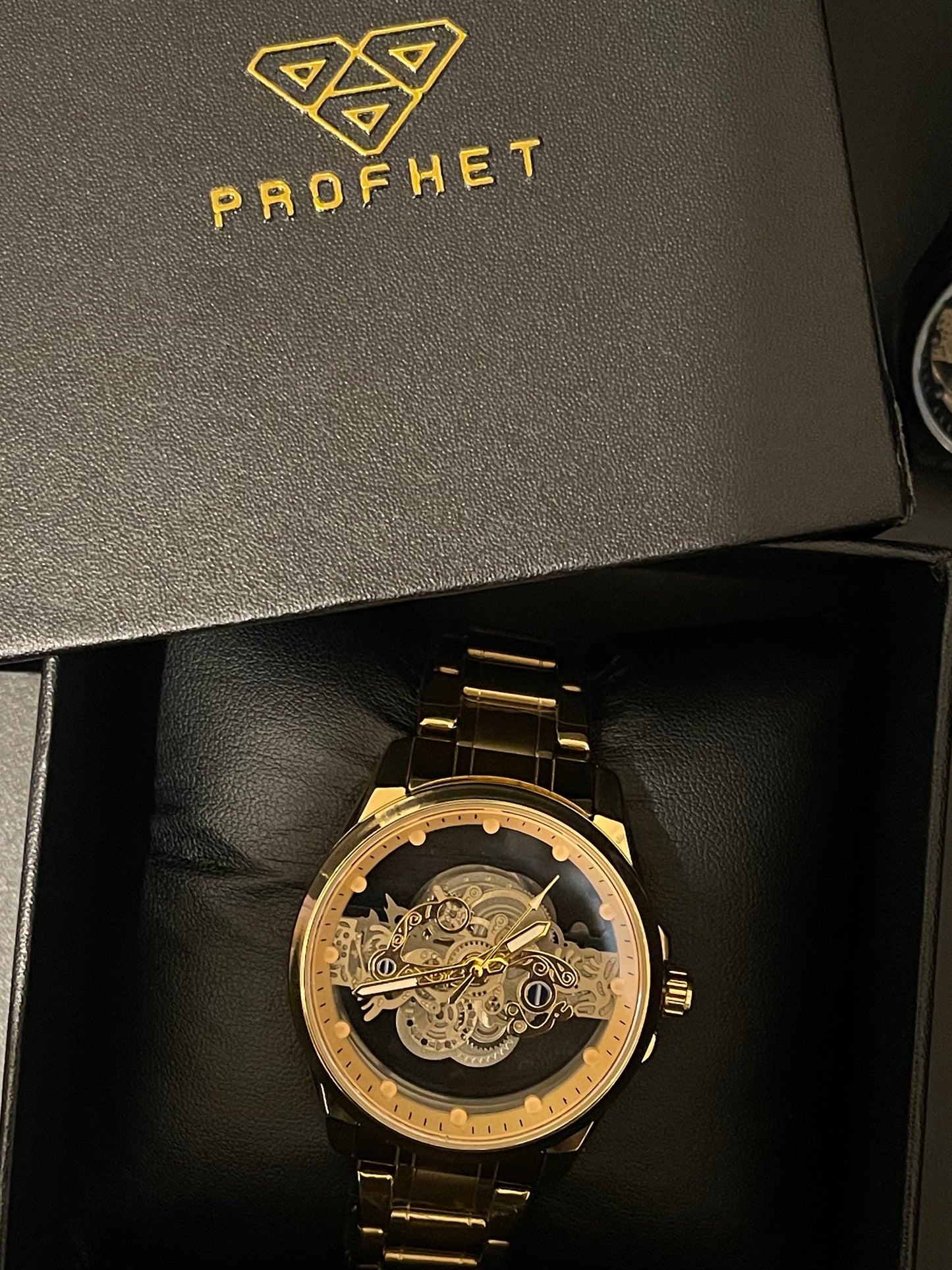 The 'hollow' watch gold