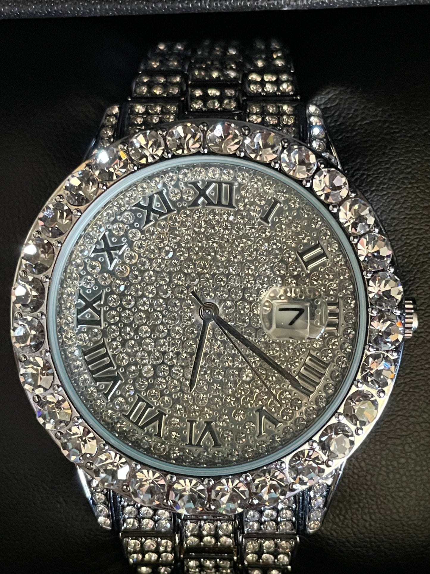 Cubic Zirconia Diamond Watch