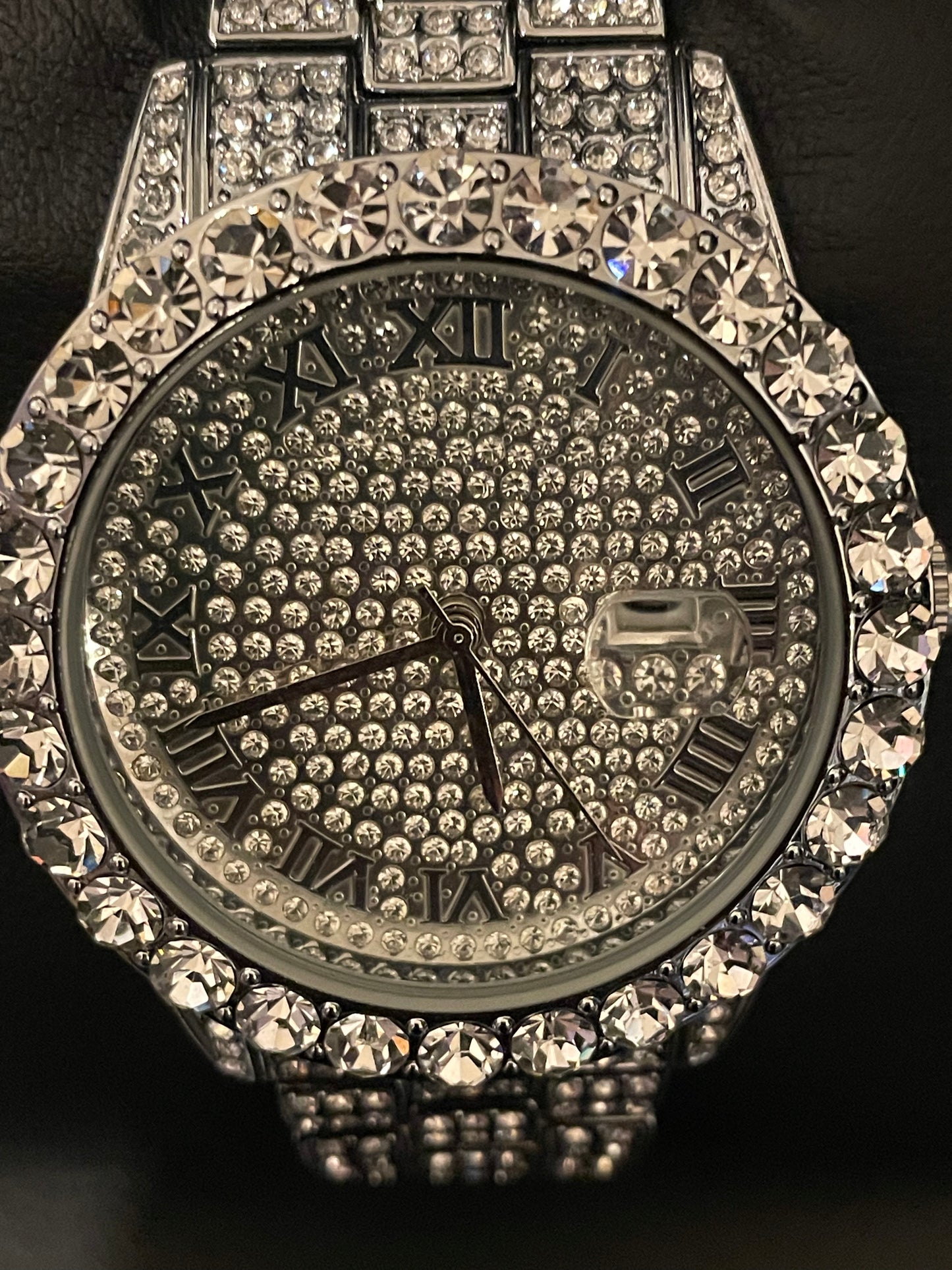 Cubic Zirconia Diamond Watch