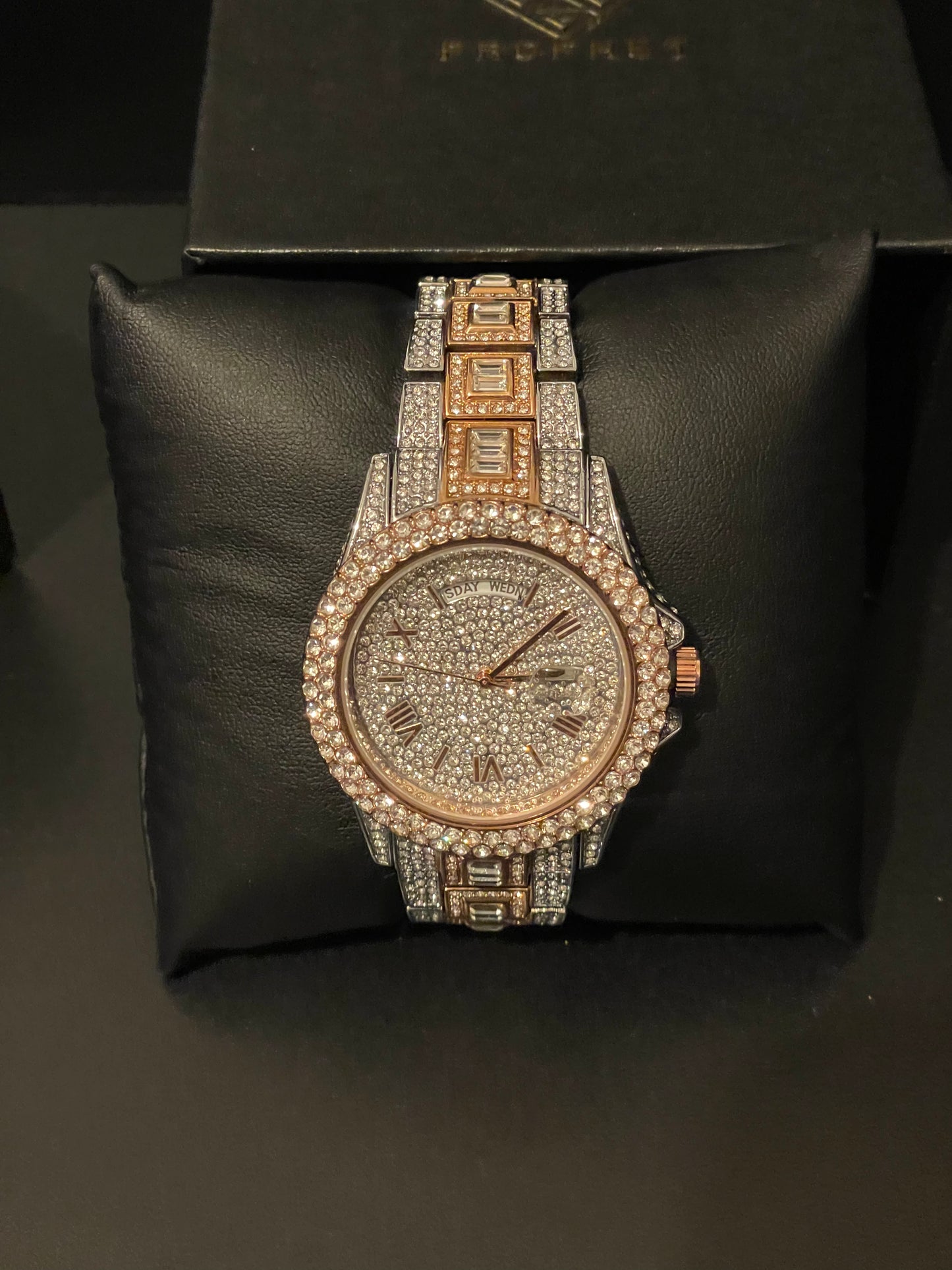 The Hollywood White & Rose Gold two-tone watch