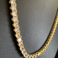 Tennis necklace 3mm - Gold