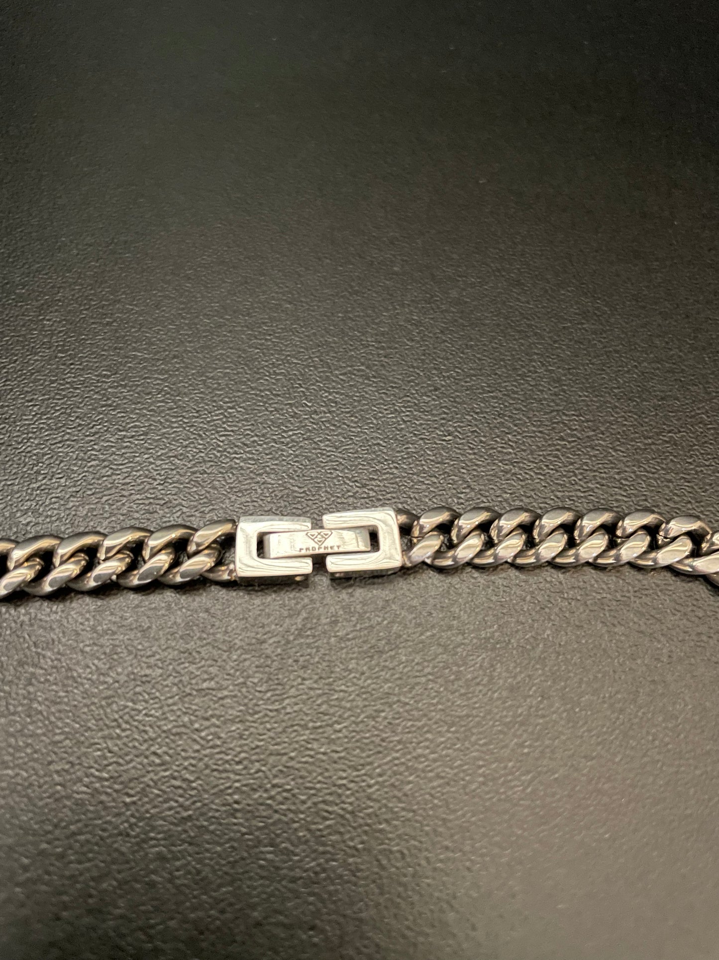 Filled White Gold Cuban chain (6mm)