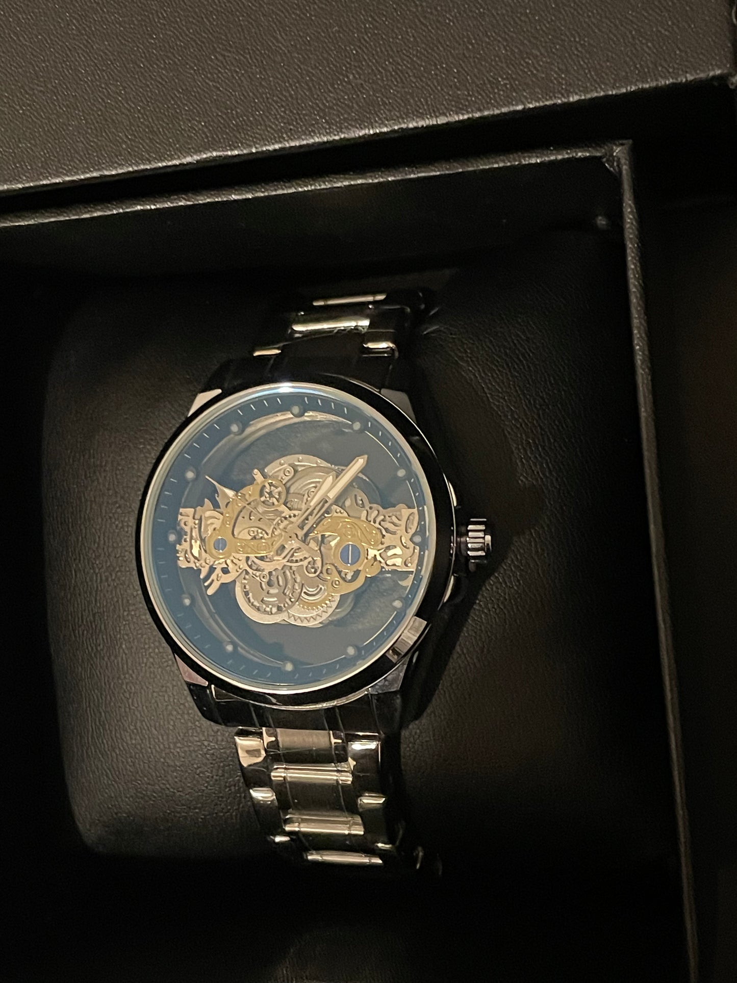 The 'hollow' watch silver