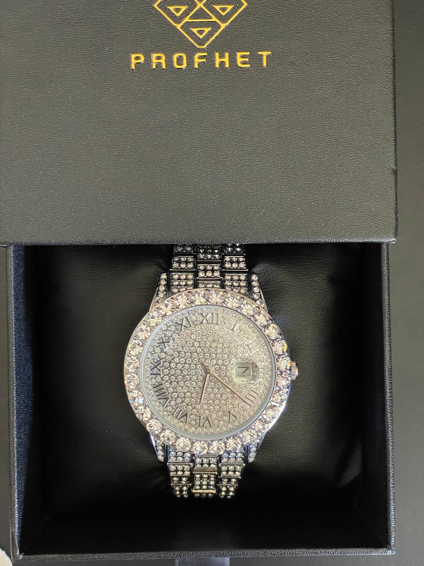 Cubic Zirconia Diamond Watch