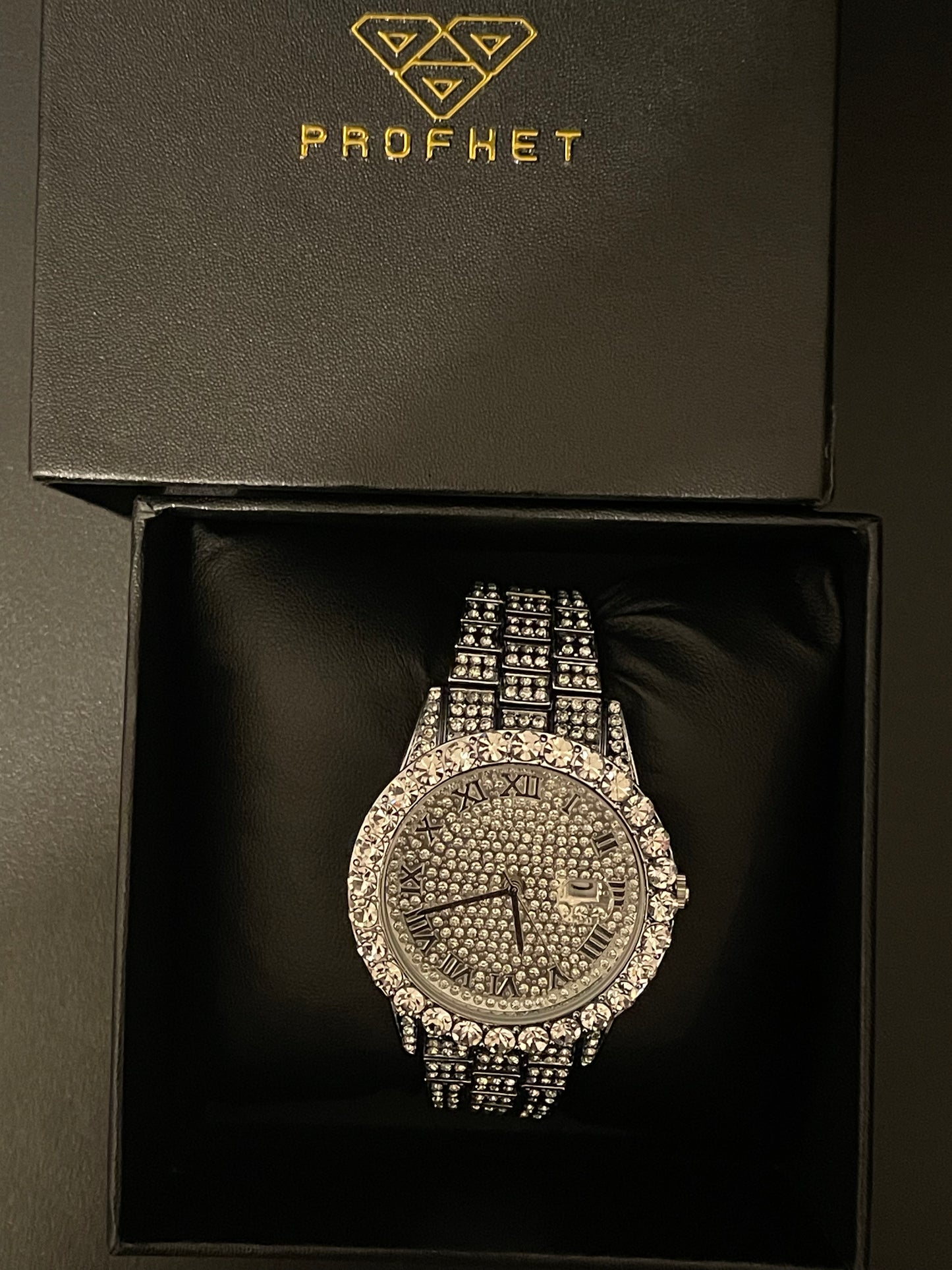 Cubic Zirconia Diamond Watch