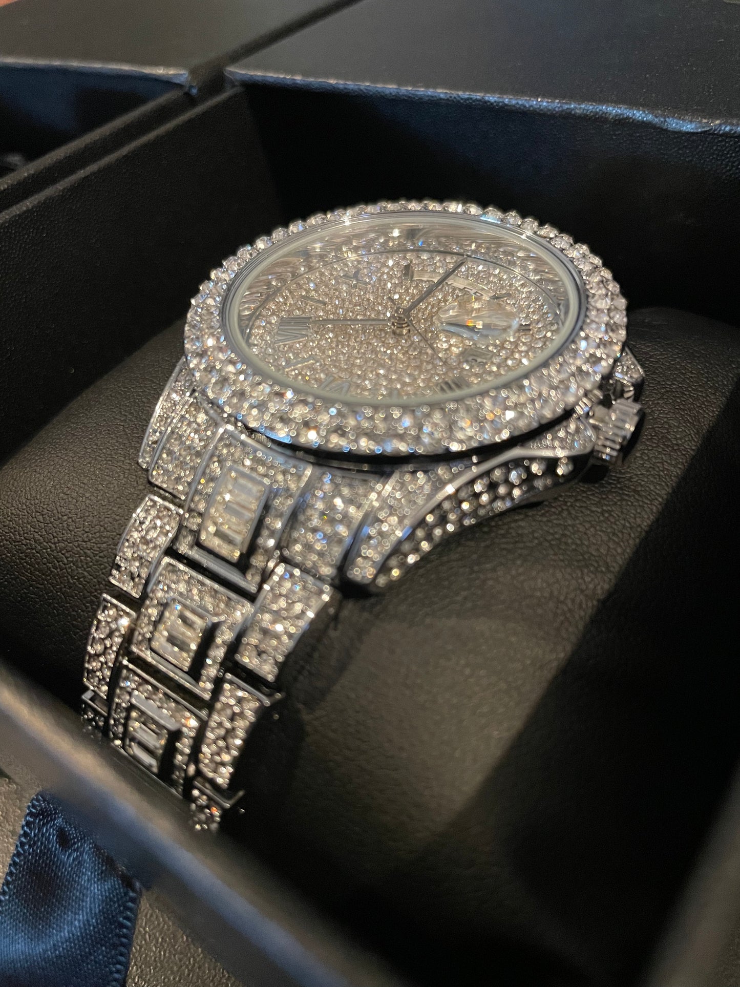 The Hollywood White Gold watch