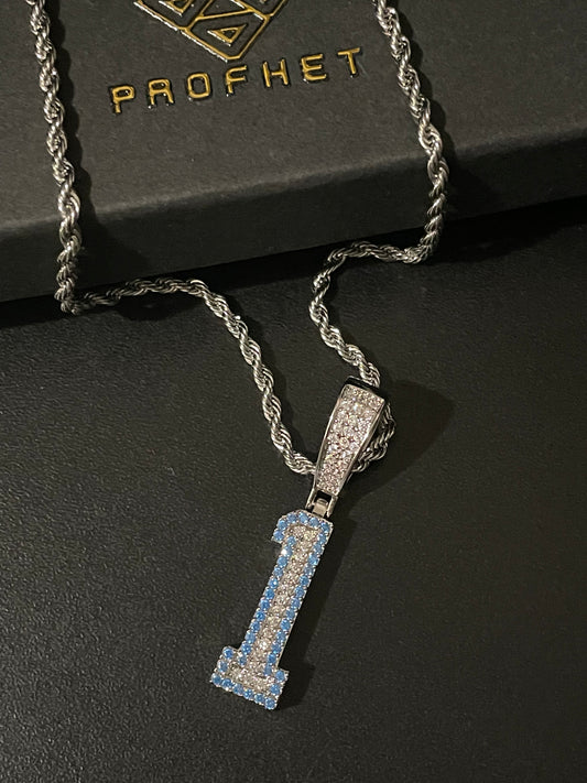 Custom number/initial pendant (single)