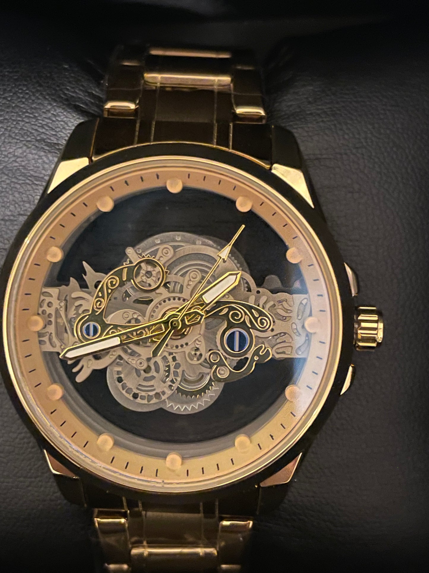 The 'hollow' watch gold