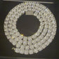 Tennis necklace 5mm - White gold