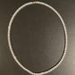 Tennis necklace 5mm - White gold
