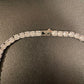 Tennis necklace 5mm - White gold